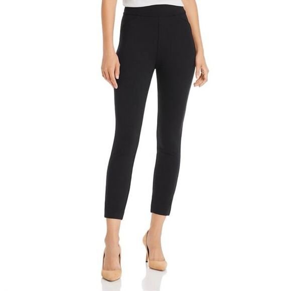 Spanx Polished Slim Fit Ankle Pants Black Size L Minimalist Contemporary Work - Picture 2 of 8